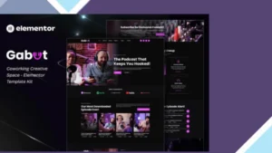 Gabut - Podcaster Elementor Template Kit