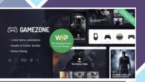 Gamezone - Gaming Blog and Store WordPress Theme