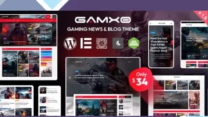 Gamxo - WordPress Gaming News and Blog Theme