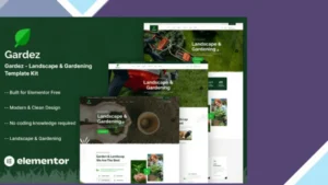 Gardez - Landscape and Gardening Elementor Template Kit