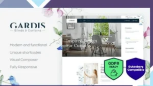 Gardis - Blinds and Curtains Studio and Shop WordPress Theme