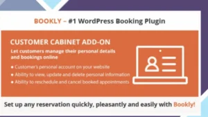 GDPR Solution Bookly Customer Cabinet (Add-on)