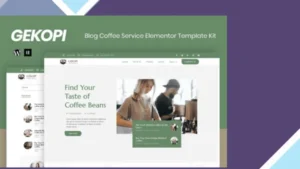 Gekopi - Coffee Shop Blog Elementor Template Kit