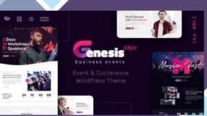 GenesisExpo - Business Events and Conference WordPress Theme