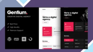 Gentium - A Creative Digital Agency WordPress Theme