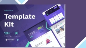 Geomitra - Creative Financial Elementor Pro Template Kit