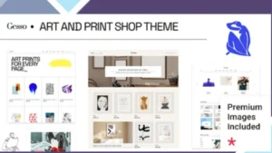 Gesso - Art and Print Shop Theme