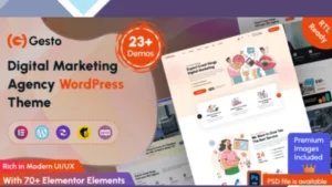 Gesto - Digital Marketing Agency WordPress Theme