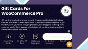Gift Cards For WooCommerce Pro By WP Swings