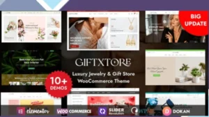 GiftXtore - Luxury Jewelry and Gift Store Elementor WooCommerce WordPress Theme