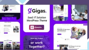 Gigas - SaaS WordPress Theme