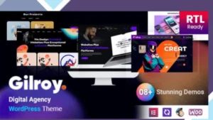 Gilory - Digital Agency WordPress Theme