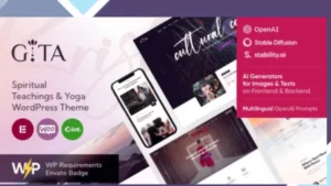 Gita - Yoga WordPress Theme
