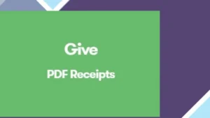 Give - PDF Receipts