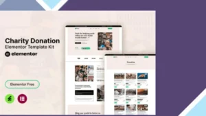 Givvy - Charity Donation Elementor Template Kit