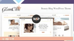 GlamChic - Beauty Blog and Online Magazine WordPress Theme
