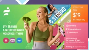 Glare - Dietitian and Health Coach WordPress Theme