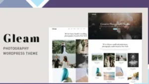 Gleam - Portfolio Photography WordPress Theme