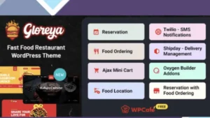 Gloreya - Fast Food WordPress Theme