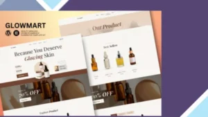 Glowmart - Beauty Cosmestics and Skincare Ecommerce Elementor Template Kit