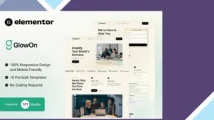GlowOn - Digital Marketing Agencies, Modern Elementor Template Kit