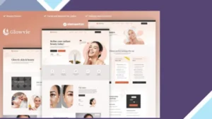 Glowvie - Beauty and Skincare Elementor Pro Template Kit
