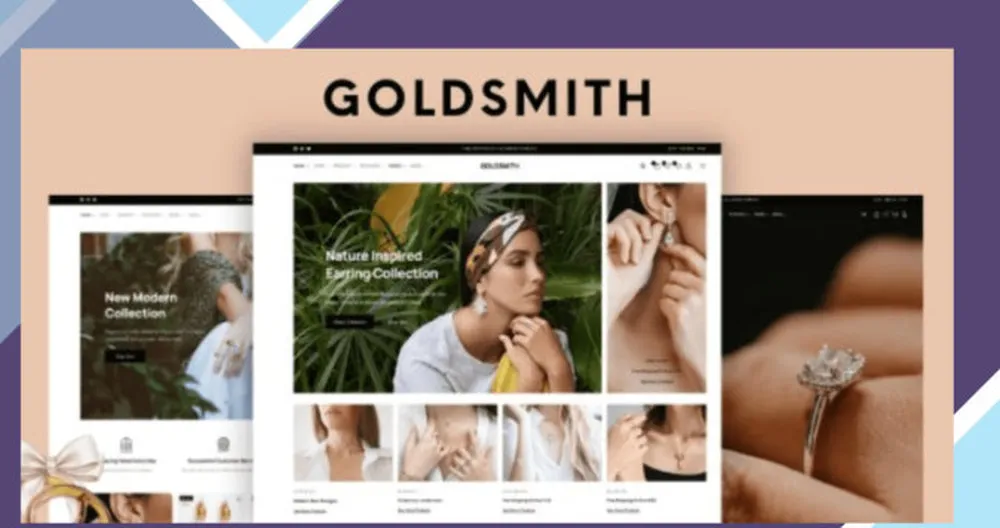 GoldSmith - Jewelry Store WooCommerce Elementor Theme 1 GoldSmith - Jewelry Store WooCommerce Elementor Theme