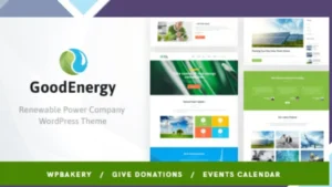 Good Energy - Ecology and Renewable Power Company WordPress Theme