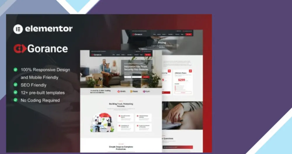 Gorance - Insurance Agency Elementor Pro Template Kit 1 Gorance - Insurance Agency Elementor Pro Template Kit
