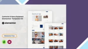 Goso - Contractor and Heavy Equipment Elementor Template Kit
