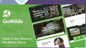 Gowilds - Travel and Tour Booking WordPress Theme