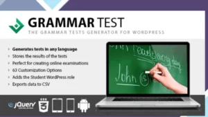 Grammar Test WordPress Plugin