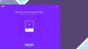 Gravity Forms Color Picker