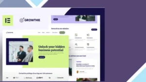 Growthie - Business Coach Elementor Template Kit