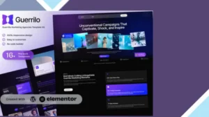 Guerrilo - Guerrilla Marketing and Brand Activation Elementor Template Kit