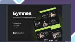 Gymnes - Fiteness and Gym Elementor Template Kit