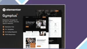 Gymplus - Gym and Fitness Elementor Template Kit