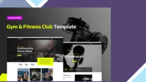 Gymracer - Hyrox Gym Elementor Pro Template Kit