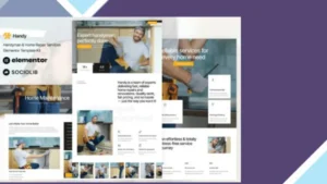 Handy - Handyman and Home Repair Service Elementor Template Kit