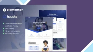 Hauske - Houskeeping and Cleaning Services Elementor Template Kit