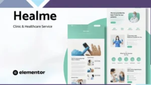 Healme - Clinic and Healthcare Service Elementor Template Kits