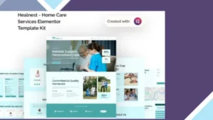 Healnest - Home Care Services Elementor Template Kit