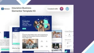 Herance - Insurance Company Elementor Template Kit