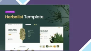Herbalist - Medical Marijuana Store Elementor Template Kit