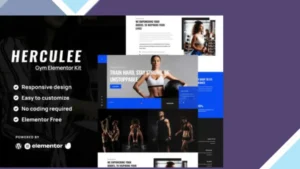 Hercules - Fitness and Gym Elementor Template Kit