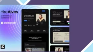 HireAlves - CV and Portfolio Elementor Template Kits
