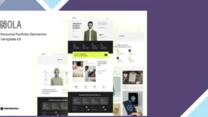 Hola - Personal Portfolio Elementor Template Kit