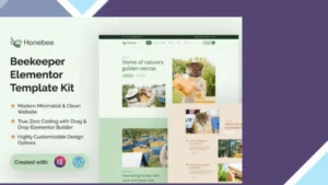 Honebee - Beekeeper Elementor Template Kit