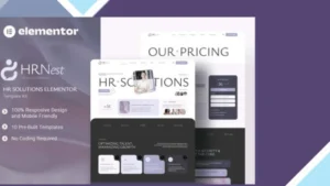 HRNest - HR Solutions Elementor Template Kit