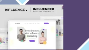 Influence - Influencer Marketing Agency Elementor Template Kit